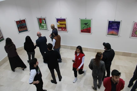 ‘FİLİSTİN Uluslararası Afiş ve Baskı Sergisi’ açıldı